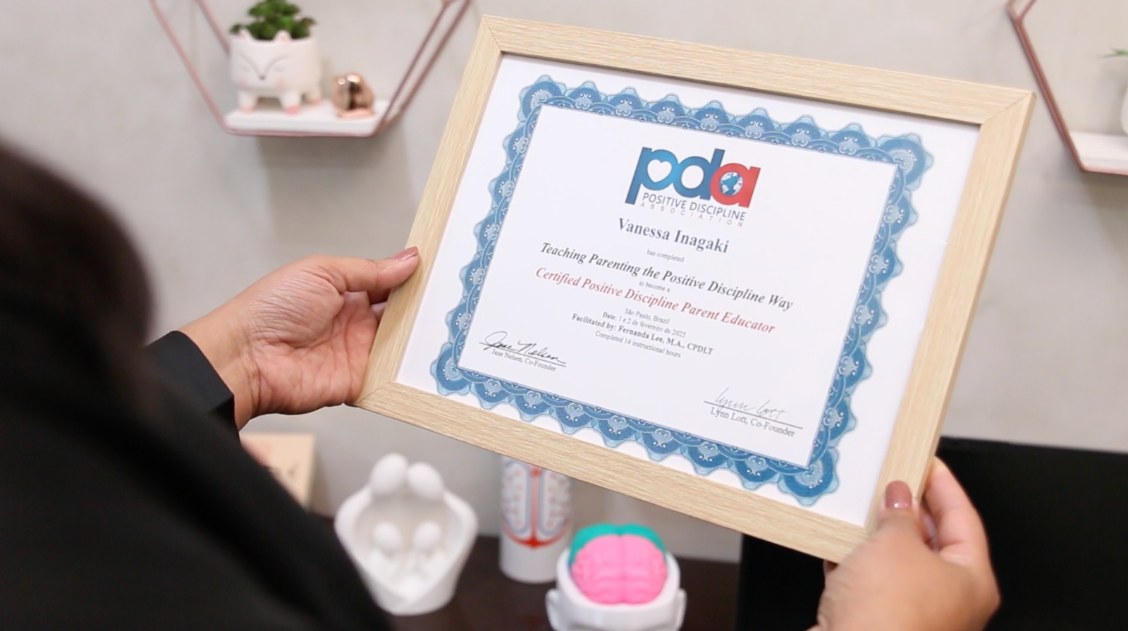 Certificação Certified Positive Discipline Parent Educator de Vanessa Inagaki